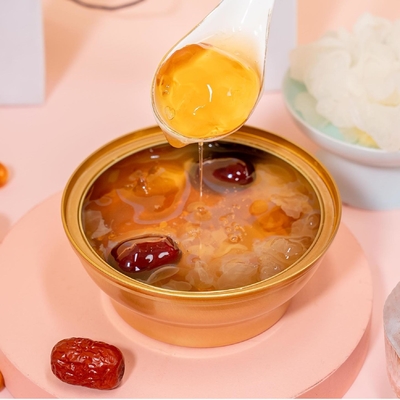 acheter Herbes naturelles Ginger Date Osmanthus Soupe de gomme de pêche cuite pour la santé de la peau Collagène naturel Bien-être et beauté des femmes de l'intérieur fabrication en ligne