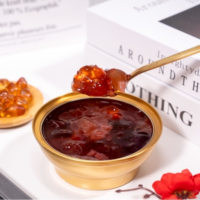 acheter Dessert à base de gomme de pêche rose pour l'hydratation de la peau Anti-vieillissement et collagène soutient la beauté et le bien-être des femmes fabrication en ligne