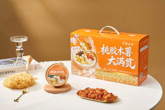 acheter Assortiment de gomme à la pêche et de tapioca, grand bol de dessert nourrissant pour la peau, ingrédient de restauration populaire fabrication en ligne