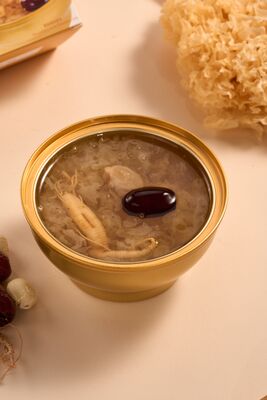 acheter Ginseng réduit en sucre Champignon de neige Nutritionnel Collagène Bouillon Légère Nourricière Dessert chinois Idéal pour la santé consciente fabrication en ligne