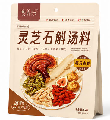 acheter Mélange de soupe nourrissante de qualité supérieure aux champignons Reishi sauvages et au Dendrobium : bouillon de soupe nutritif 6 en 1 avec des ingrédients d'homologie médicinale géo-authentiques, formule douce pour renforcer l'immunité fabrication en ligne