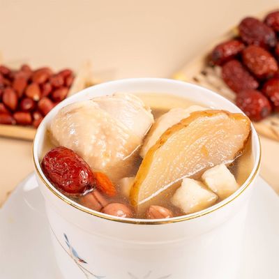 Bon prix Gastrodia Huai Shan Soupe de poulet instantanée Stérilisation à haute température en ligne