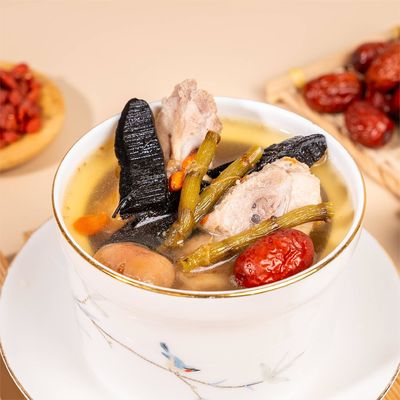 Bon prix Le plus sain Ganoderma instantané Dendrobium Soupe d' os de dragon Médecine Combinaison de régime en ligne