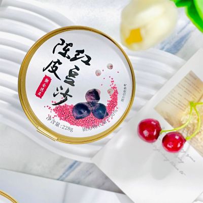 Bon prix 228g Remplacement de repas à faible teneur en sucre Chenpi pâte de haricots rouges Dessert Pâtisserie en ligne
