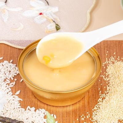Bon prix Crème de riz dorée Zeagrove, nourriture de soin, apaisant les nerfs et aidant au sommeil, nourriture riche en protéines et faible en gras, nourriture végétarienne en ligne