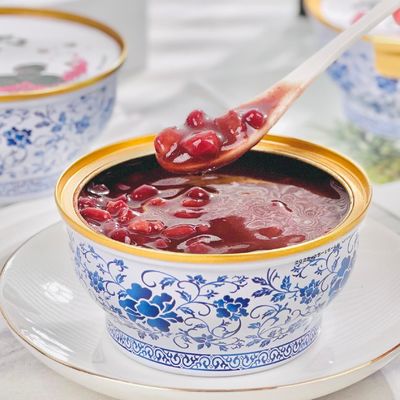 Bon prix Soupe de haricots rouges et de zeste de mandarine (Chenpi), dessert traditionnel chinois aux herbes, aide à la digestion et nourriture saine en ligne