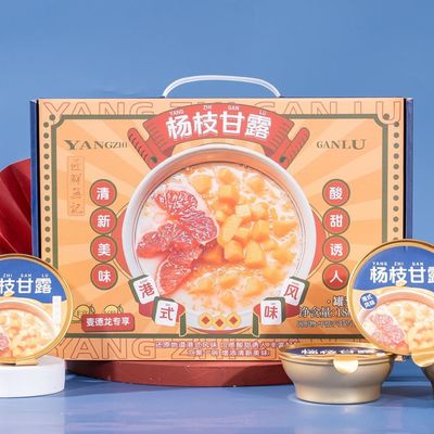 Bon prix Mangue instantanée Sago Pomelo Fruits tropicaux Sago Dessert Mangue Sago Dessert en conserve Mangue Sago avec des fruits frais Zéro additifs en ligne