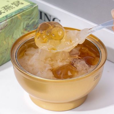Bon prix Boisson à base de gomme de pêche Nichoir d'oiseau Suppléments nutritionnels Faible teneur en calories Boissons de santé naturelles Pas d'additifs Desserts nutritifs pour femmes en ligne