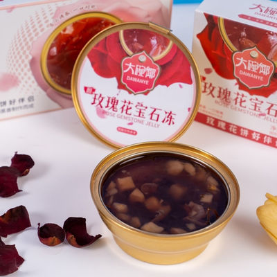 Bon prix Jelly rose à base de plantes avec du jus d'eau de châtaignier et de grenade 168g Dessert fonctionnel à base de plantes soutient l'éclat et la désintoxication de la peau Prêt à manger Étagère stable Idéal pour la beauté et le bien-être en ligne