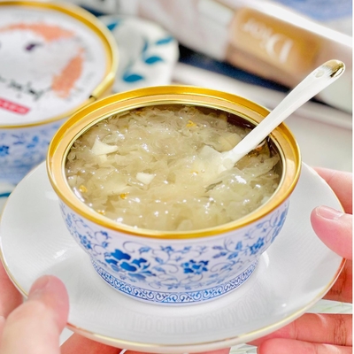 Bon prix Golden Osmanthus Tremella Dessert Collagène à base de plantes Vegan Nutritionnel Prêt à manger Aliments fonctionnels Bien-être traditionnel chinois en ligne